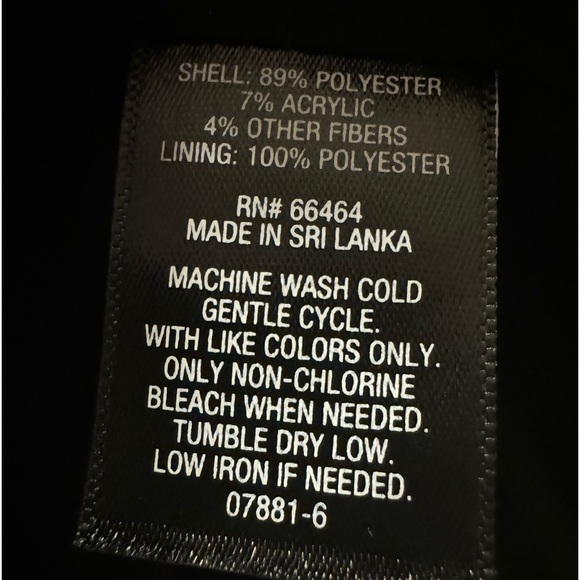 Worthington Houndstooth Tweed Blazer Jacket - Picture 10 of 11